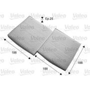 Valeo Cabin Air Filter (Pollen Filter) 715714