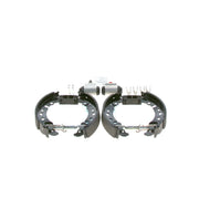 Bosch Brake Shoe Set Axle Kit fits Ford Fiesta VII 2017-2020 1.0 1.1 1.5