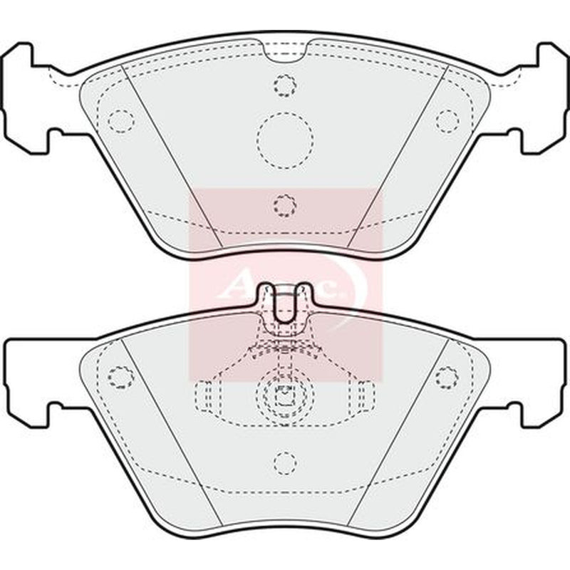 Apec Front Brake Pad Set fits Chrysler Crossfire 2003-2008 3.2