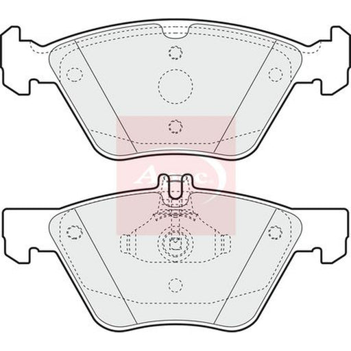 Apec Front Brake Pad Set fits Chrysler Crossfire 2003-2008 3.2