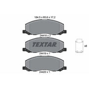 Textar Front Brake Pad Set 2441801
