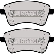 Juratek Front Brake Vented Discs & Pads fits Kia Venga 2010-2019 1.4 1.6