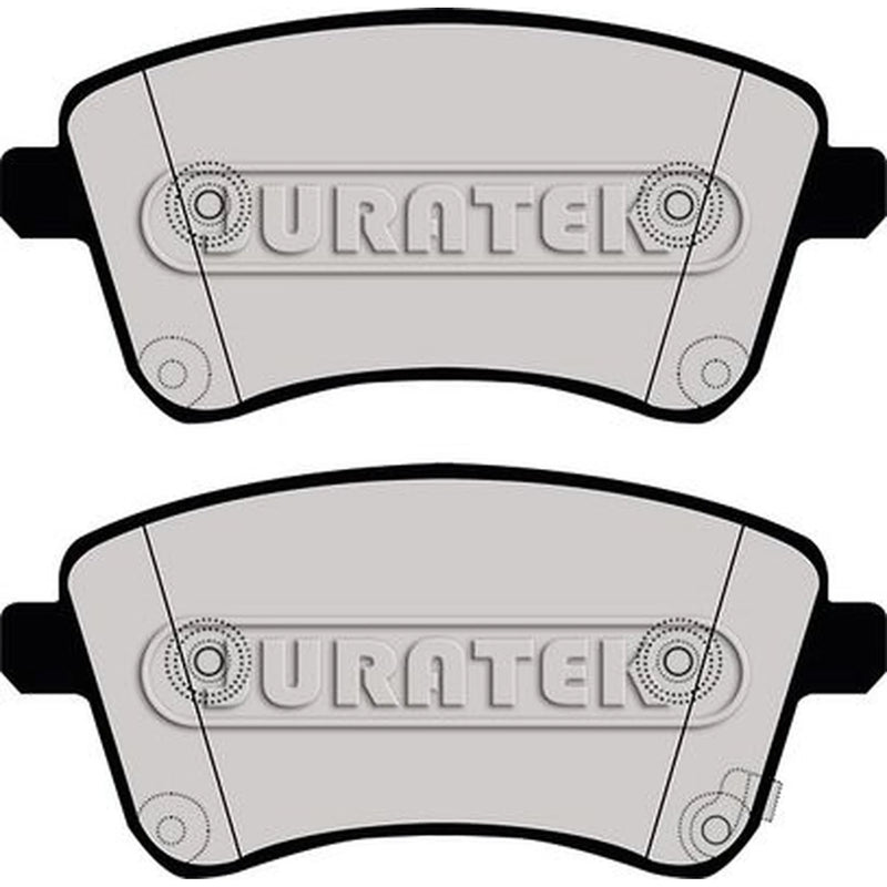 Juratek Front Brake Vented Discs & Pads fits Kia Venga 2010-2019 1.4 1.6