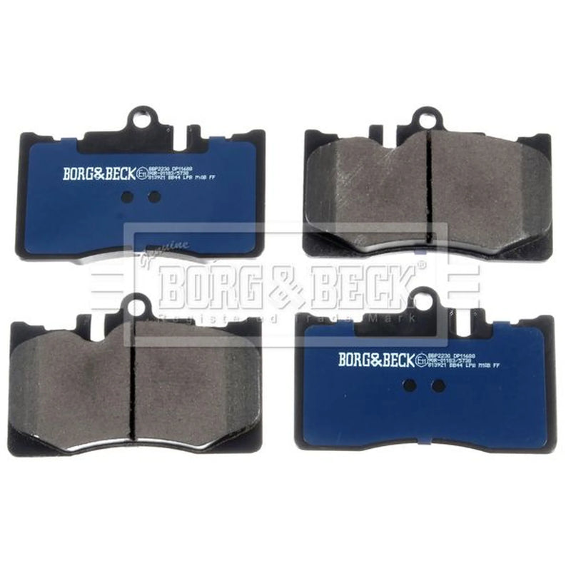 Borg & Beck Front Brake Vented Discs & Pads fits Lexus Ls 2000-2006