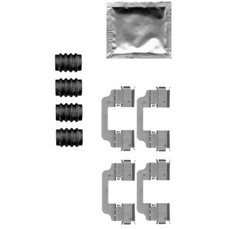 Mintex Brake Pad Accessory Fitting Kit Rear fits BMW 5 2009-2017