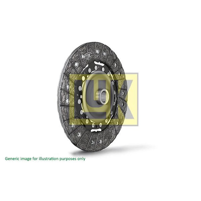 LuK Clutch Friction Disc Plate 28 Splines fits VW Transporter 1990-1998 2.4