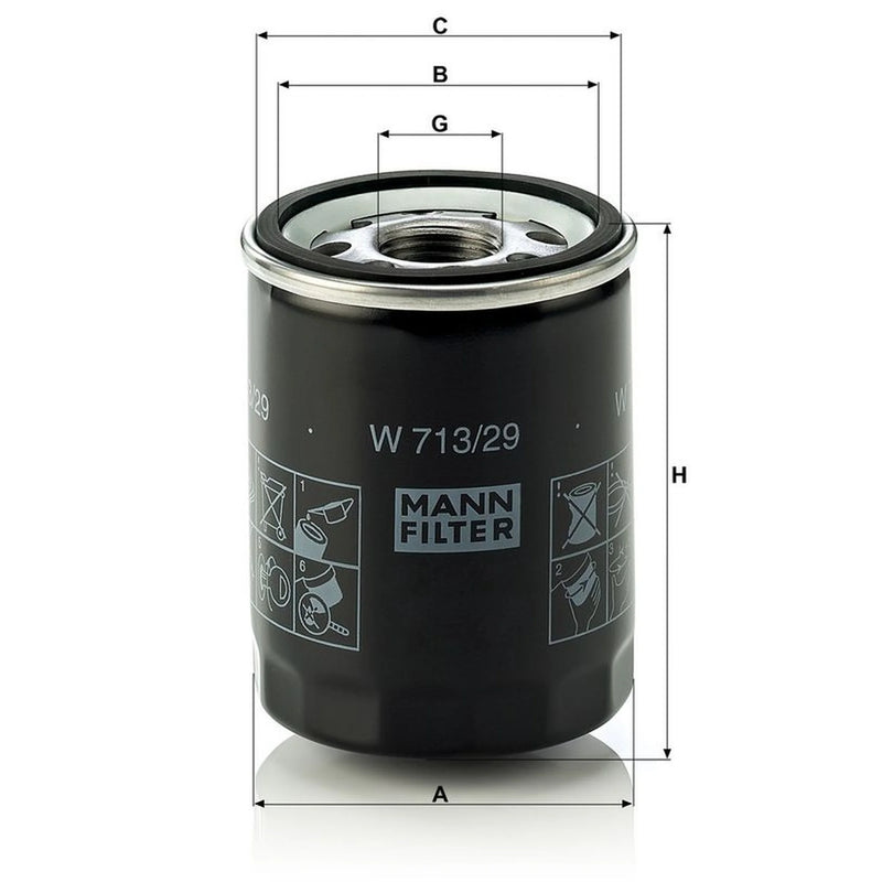 MANN-FILTER Service Kit with Air & Oil Filters fits Land Rover Range Rover