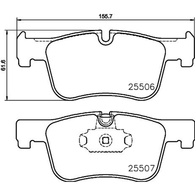 DON Front & Rear Brake Discs & Pads fits BMW 1 Sports Hatch 2011-2019