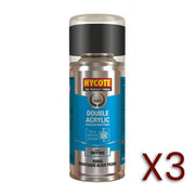 3x Hycote Aerosol Paint for Honda Nighthawk Black (Pearlescent) 150ml Hycote - Dynamic Drive