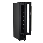 Baridi Extra-Slim 7 Bottle Wine Fridge & Cooler 15cm - Black DH76 Baridi - Dynamic Drive