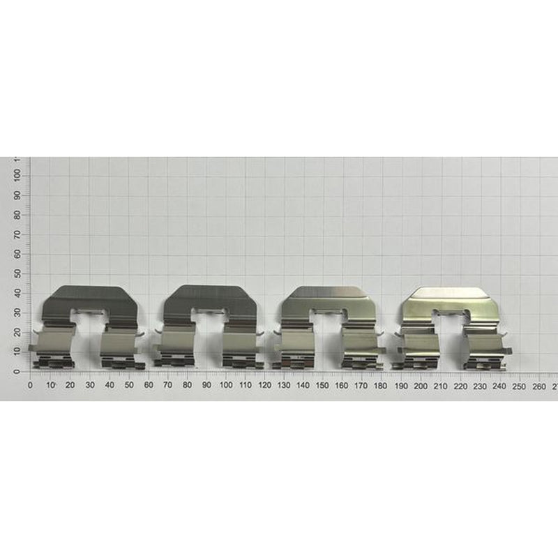 Juratek Brake Pad Accessory Fitting Kit Rear fits Hyundai I10 II 2013-2019