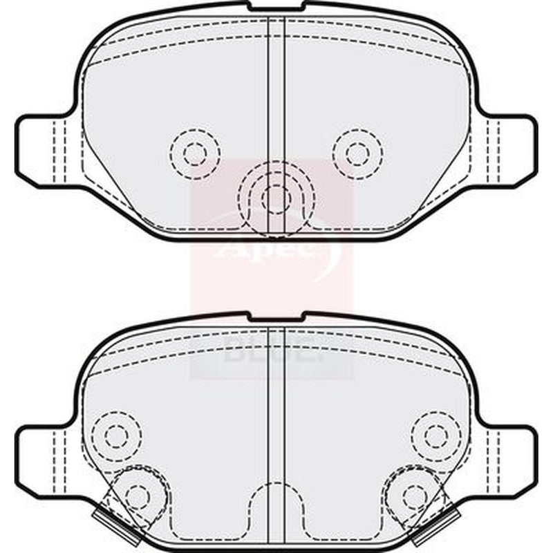 Apec Brake Pad Set