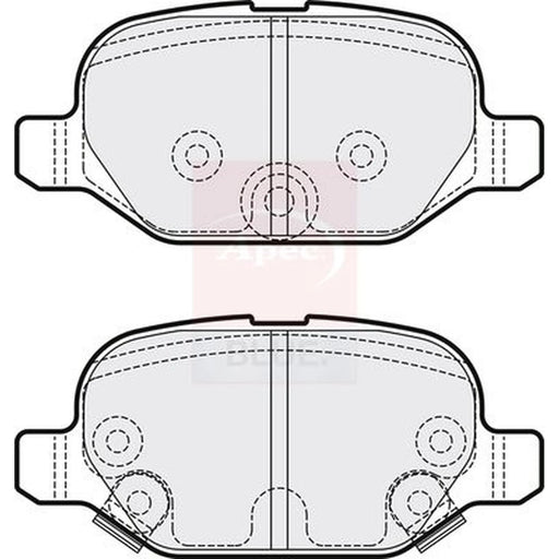 Apec Brake Pad Set PD3858