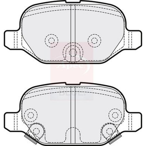 Apec Brake Pad Set