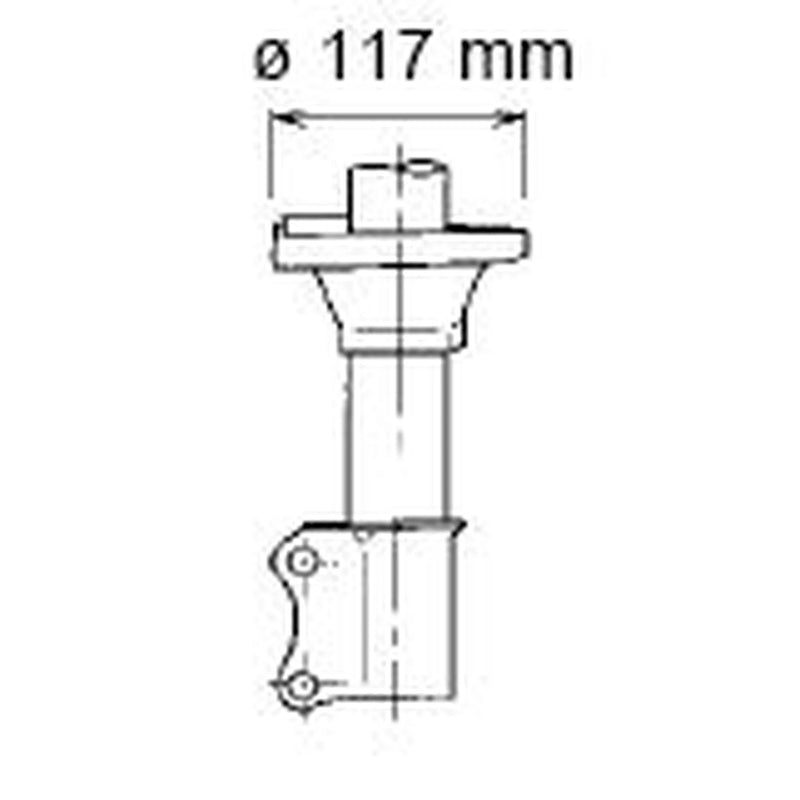 KYB Shock Absorber Damper Strut Rear Left fits Hyundai Accent 1994-2000 1.3 1.5