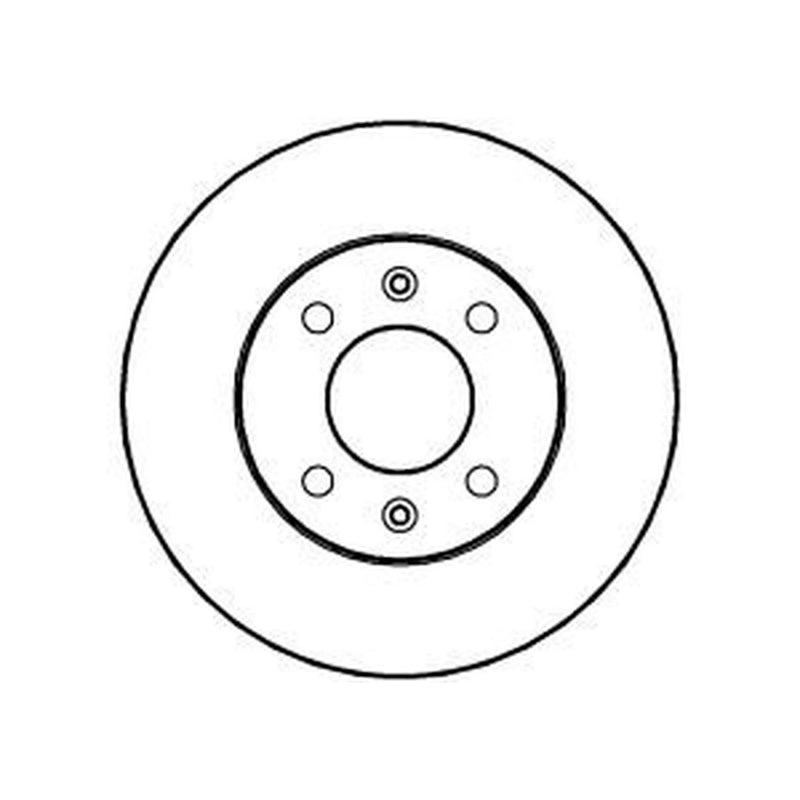 Abtex 2 x Vented Front Brake Discs BD1282V-x2