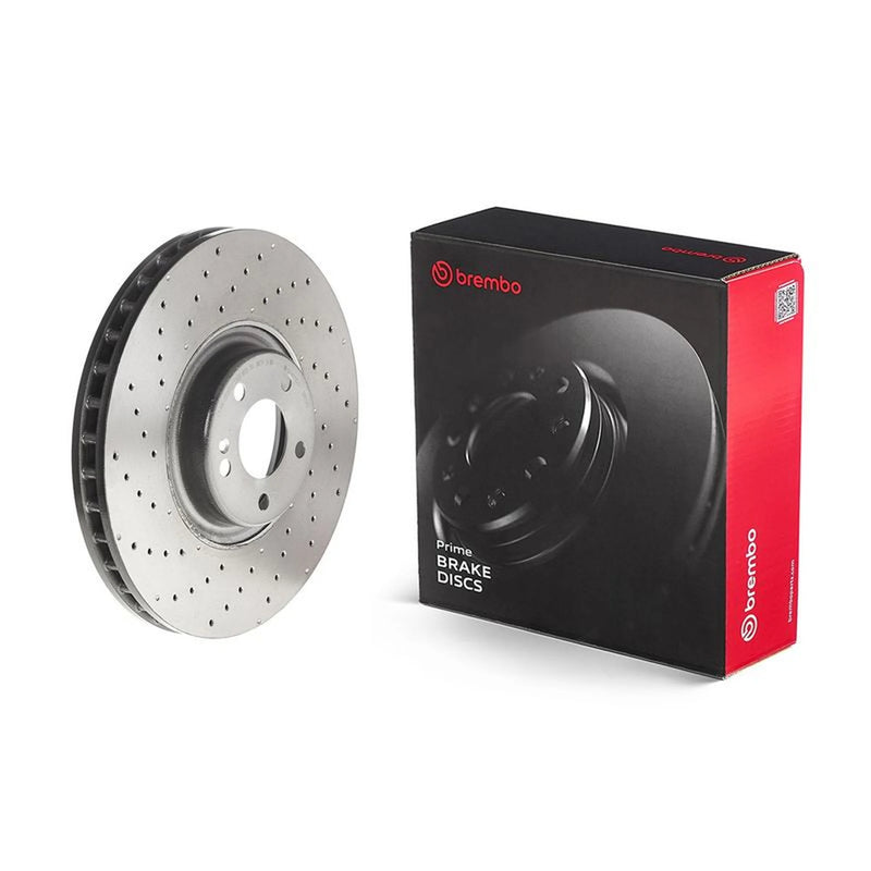 Brembo Front Steel Brake Disc Hub & Rear Steel Brake Disc fits Mercedes-Benz Glc