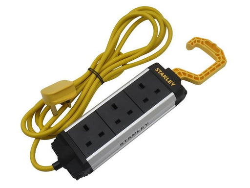 STANLEY Electrical 3-Gang Powerboard with Foldable Hook 3m STANLEY� Electrical - NN4 Online