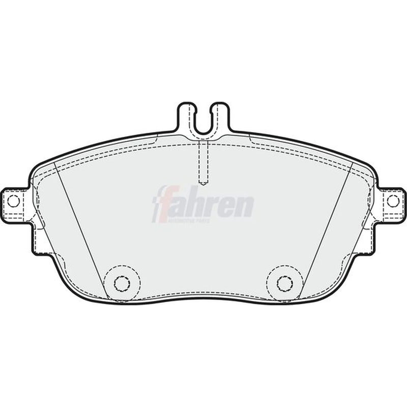 Fahren Front Brake Pad Set FBP3359