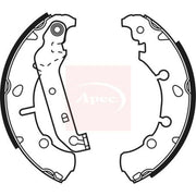 Apec Brake Shoe Set Axle Kit fits Ford Fiesta 1995-2002 1.0 1.25 1.3 1.4 1.6 1.8