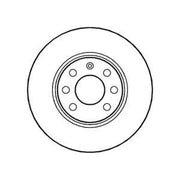 Abtex 2 x Vented Front Brake Discs BD888V-x2