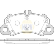 NAPA Front & Rear Pads fits Porsche Cayenne 2017-2023 3.0