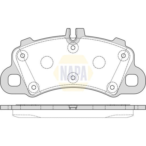 NAPA Front Brake Pad Set NBP2010