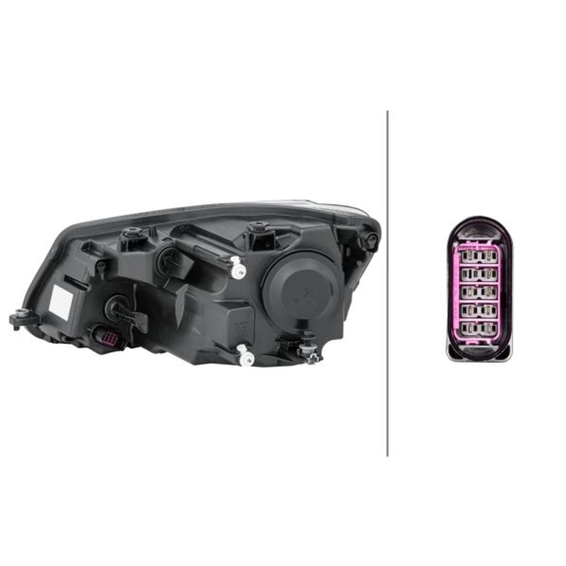 Hella Headlight Headlamp PY21W Right fits VW Caddy III 2004-2015 1.2 1.6 2.0