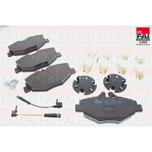 FAI Front Brake Pad Set fits Mercedes-Benz E-Class 2002-2008