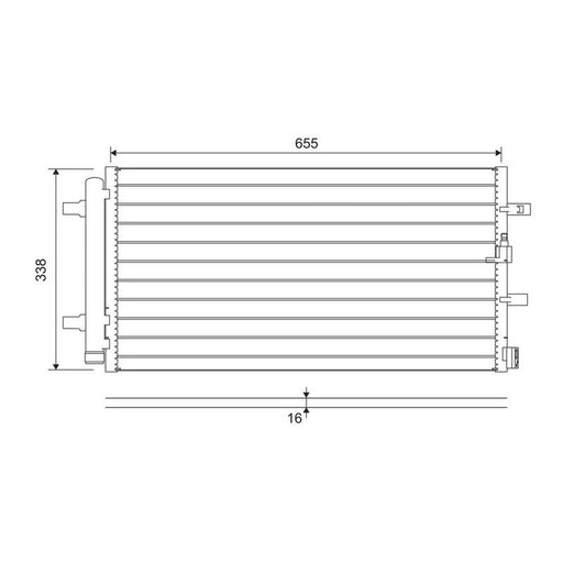 Valeo Air Conditioning Condenser 814370