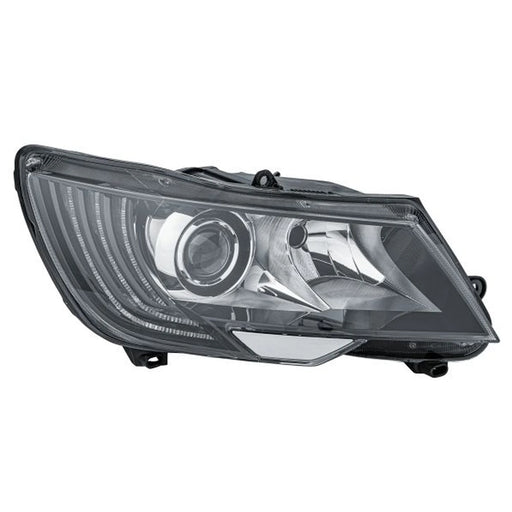 Hella Headlight Headlamp D3S/H7 Right fits Skoda Superb II 2008-2015