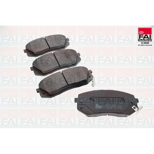 FAI Front Brake Pad Set fits Hyundai I40 I 2012-2019 1.6 1.7 2.0