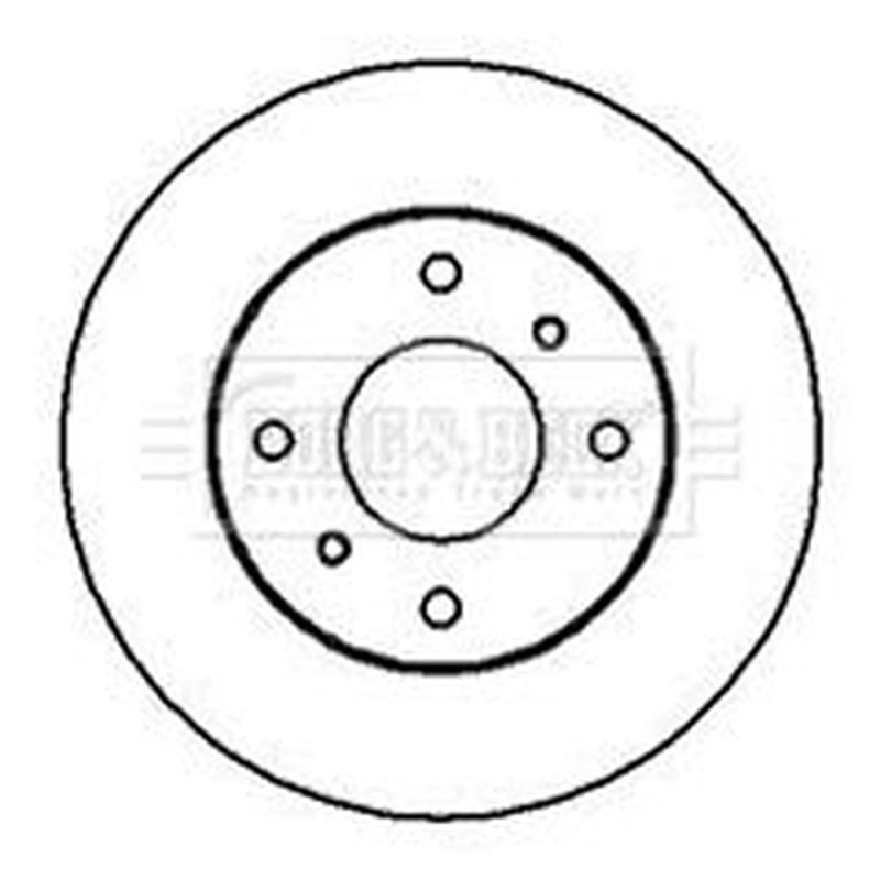 Borg & Beck Front & Rear Brake Discs & Pads fits Nissan Primera 1996-2002
