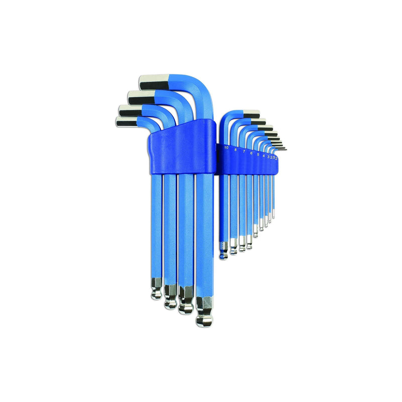 Laser Magnetic Ball End Hex Key Set 13pc 7556 Laser - Dynamic Drive