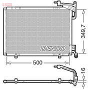 Denso Air Conditioning Condenser DCN10055