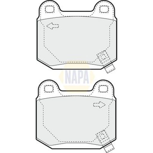 NAPA Rear Brake Pad Set NBP1845