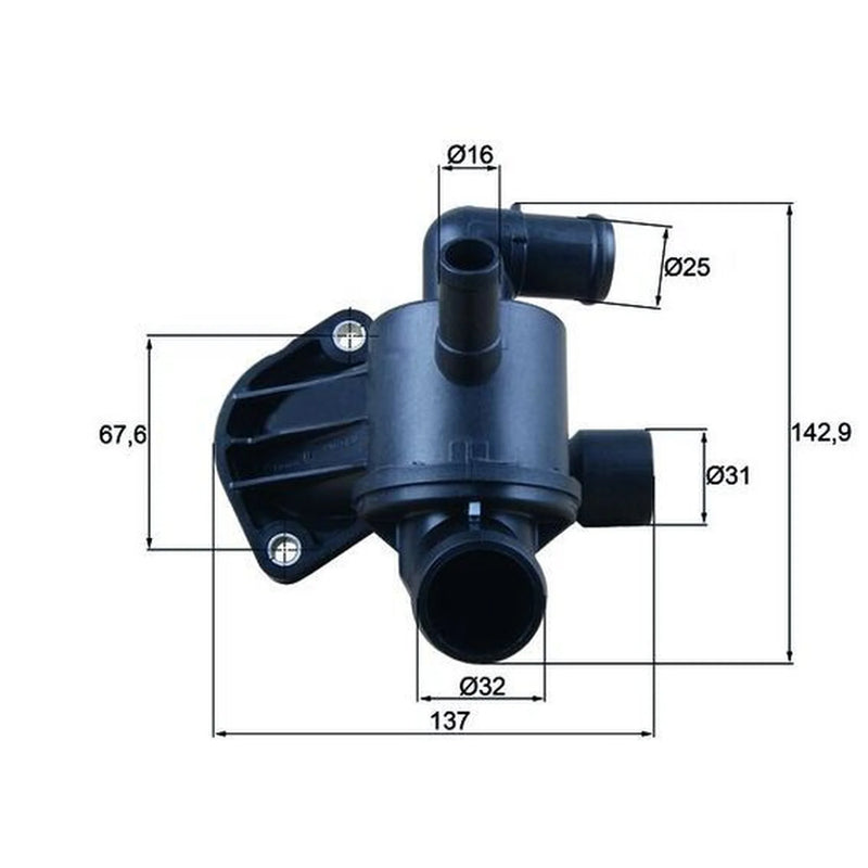 Mahle Thermostat,Coolant fits Multicar M27 2010 on