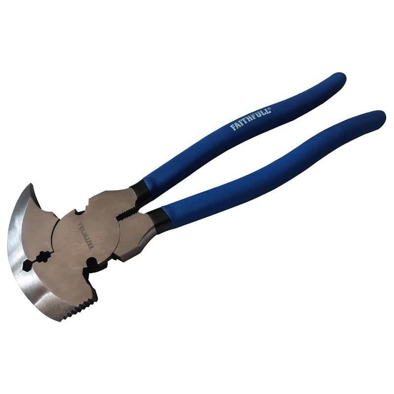 Faithfull Soft Grip Fencing Pliers 250mm (10in) Faithfull - Dynamic Drive
