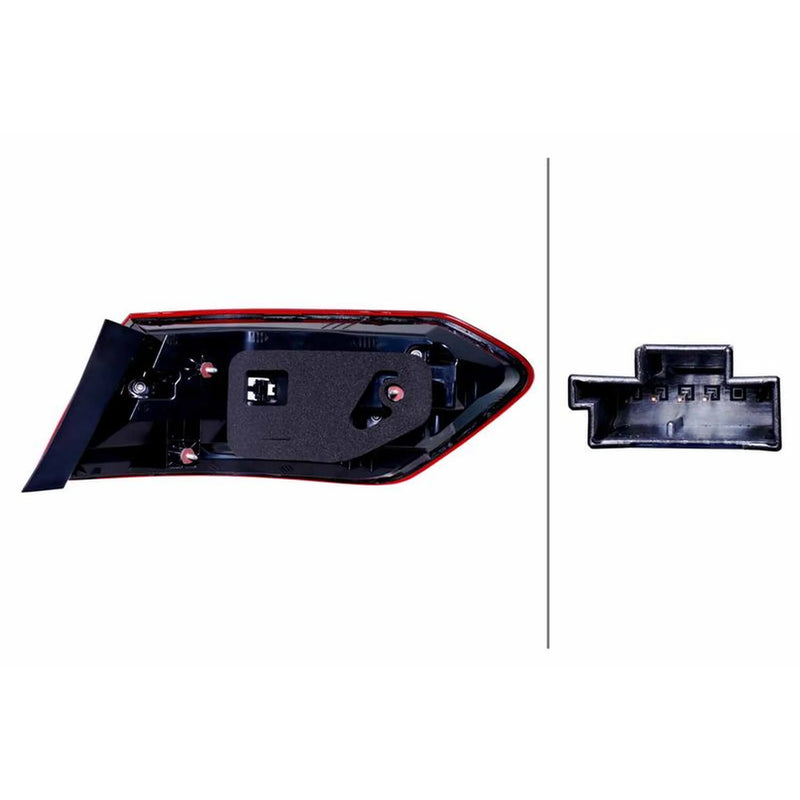Hella Tail Light / Lamp LED Left fits Mercedes-Benz E-Class 2013-2016