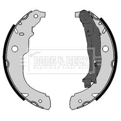 Borg & Beck Brake Shoe Set Axle Kit BBS6366