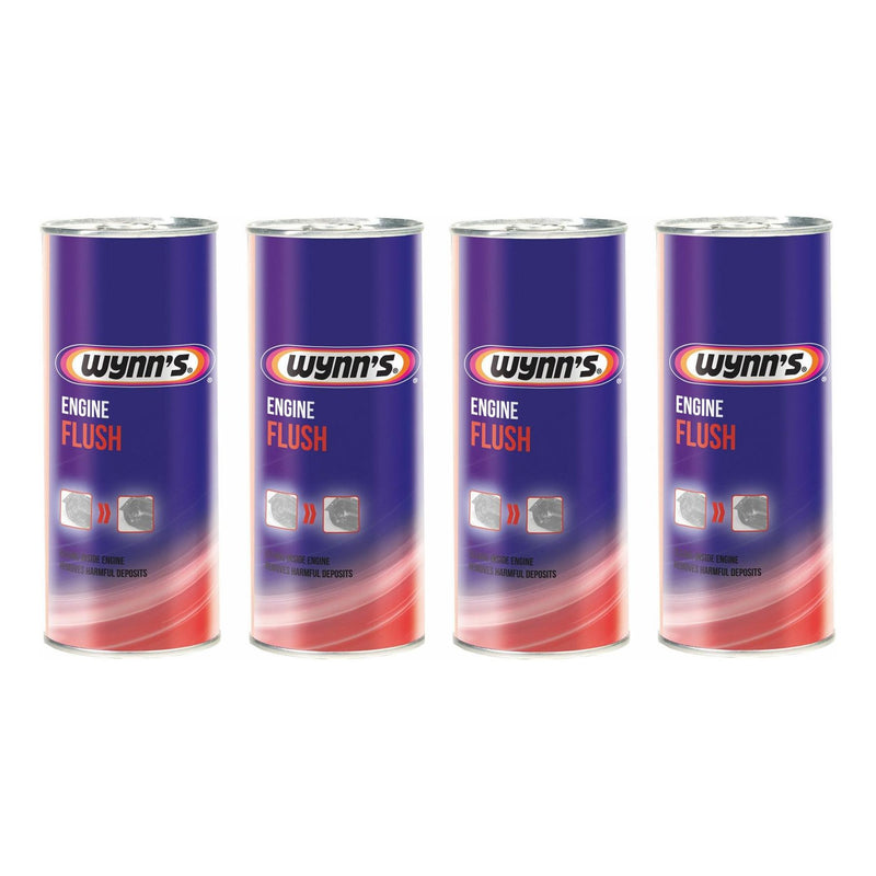 4x Wynns Engine Flush 425ml For Petrol & Diesel Cleans Engines Internally Wynns - Dynamic Drive