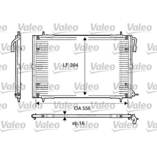 Valeo Air Conditioning Condenser 817283