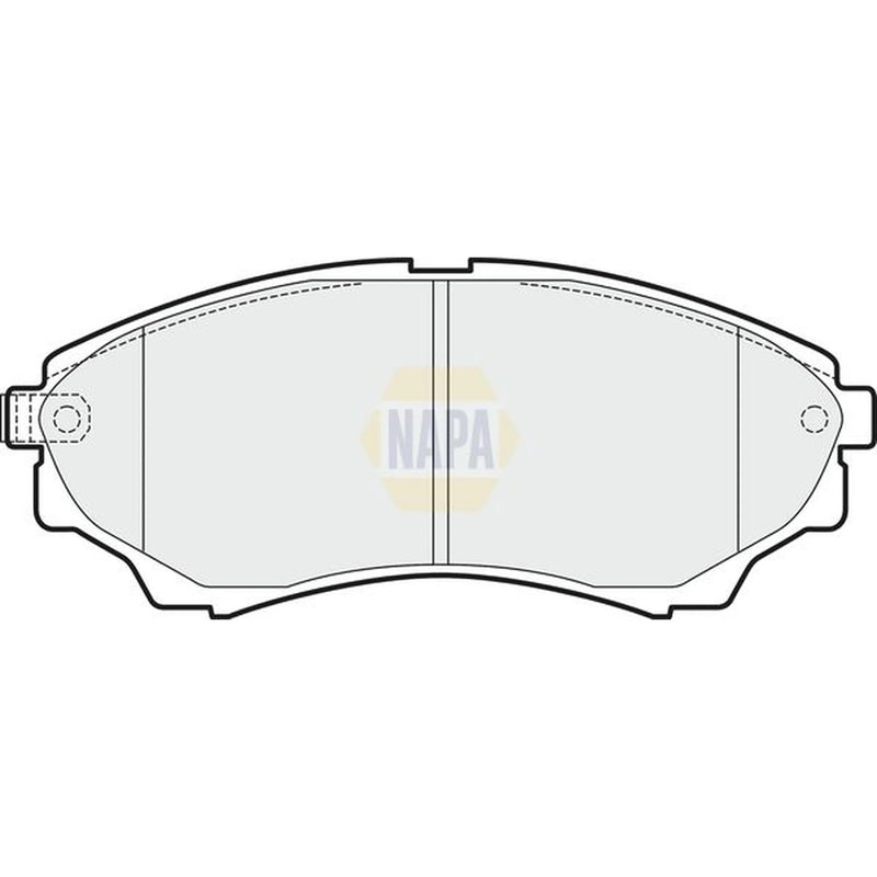 NAPA Front Brake Pad Set fits Ford Ranger 1999-2012 2.5 3.0