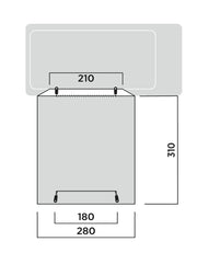 Easy Camp Utne Driveaway Awning Grey Easy Camp - Dynamic Drive
