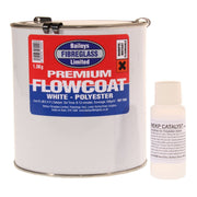 Baileys Fibreglass Flowcoat / Topcoat Brilliant White 1kg for Large Scale Fibre Baileys - Dynamic Drive