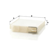 MANN-FILTER Service Kit with Air, Oil & Cabin Filters fits Renault Clio III