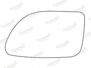 Summit Stick-On Standard Mirror Glass fits Renault 19 LHS Summit - Bars 4 Cars
