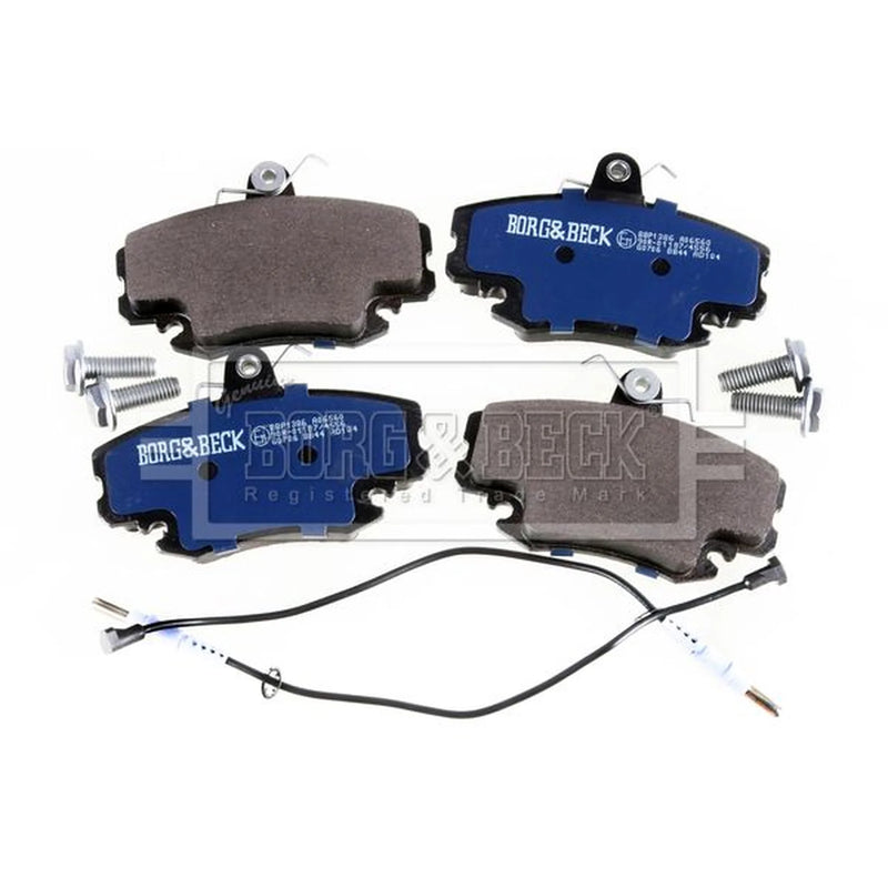 Borg & Beck Front Brake Solid Discs & Pads fits Peugeot 309 1985-1993 1.9
