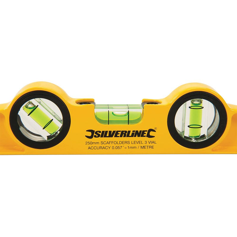 Silverline Magnetic Scaffolders Level 250mm Silverline - Dynamic Drive