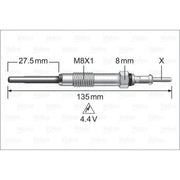 Valeo Diesel Engine Glow Plug 345222